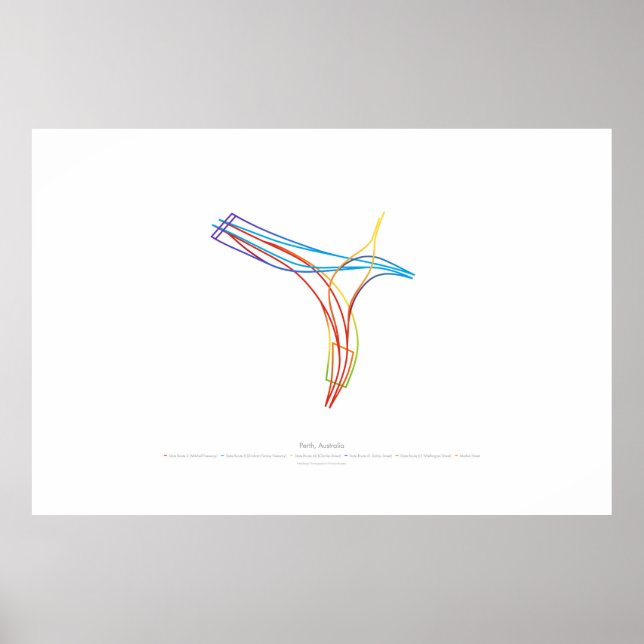 Pôster Coreografia de intercâmbio: Perth, Austrália 1 v2 (Frente)