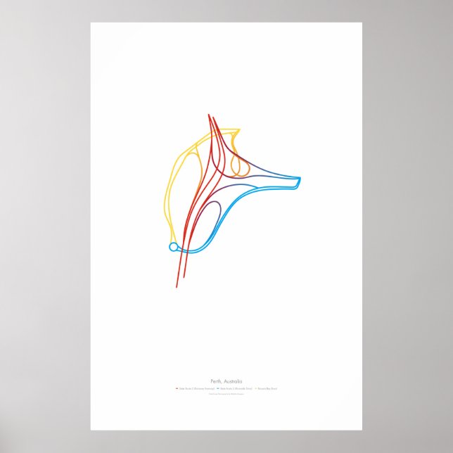 Poster Coreografia de intercâmbio: Perth, Austrália 2 (Frente)