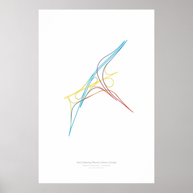 Poster Coreografia de Intercâmbio: Saint Catharines/Thoro (Frente)
