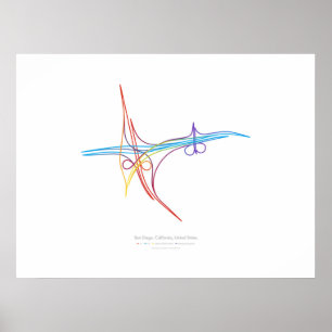 Poster Coreografia de intercâmbio: San Diego, CA, EUA