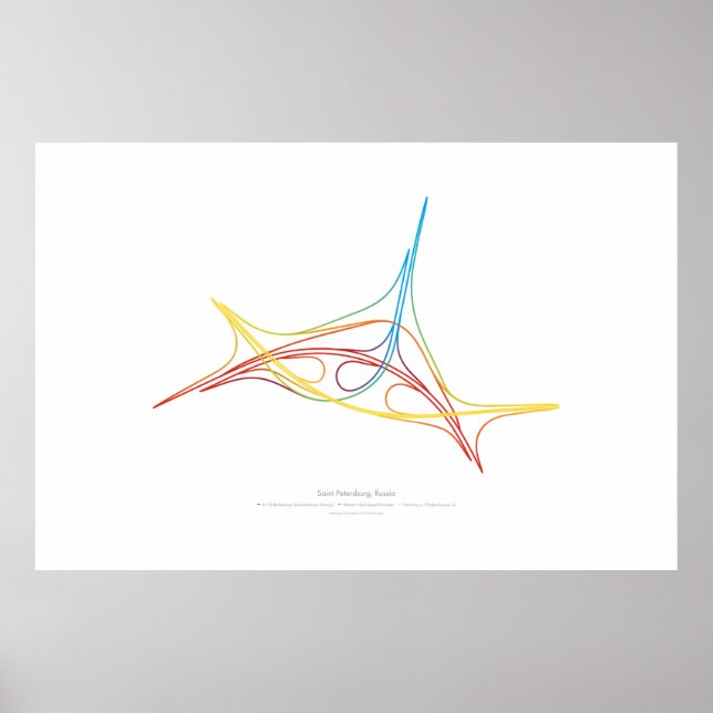 Pôster Coreografia de intercâmbio: Santo Petersburgo, Rús (Frente)