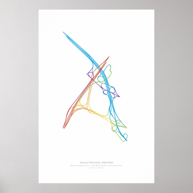 Poster Coreografia de Intercâmbio: Secaucus, NJ, EUA (Frente)