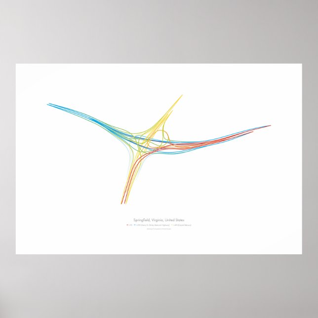 Pôster Coreografia de intercâmbio: Springfield, VA, EUA (Frente)