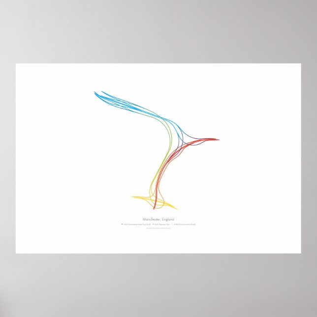 Pôster Coreografia Interchange: Manchester, Inglaterra (Frente)