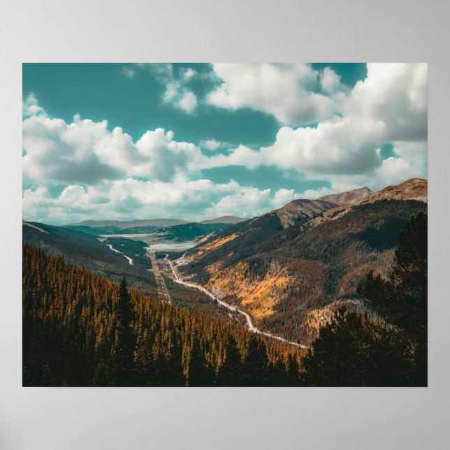 Poster Cores Altas Acima // Cores do outono (Frente)