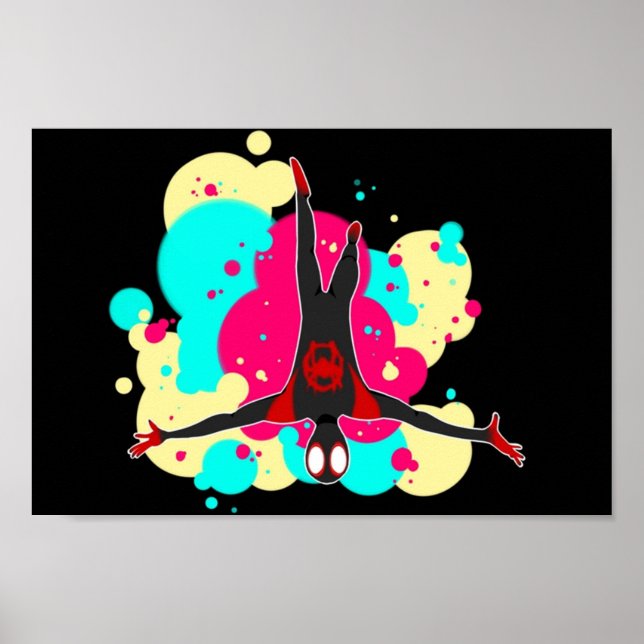 Poster Cores cômicas Miles Morales (Frente)