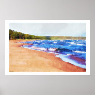 Pôster Cores de água