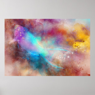 Poster Cores de Água Tropicais do Havaí - Peixe-Pardo