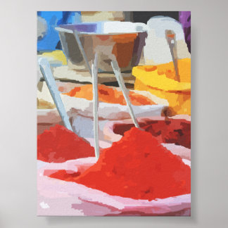 Poster Cores de Especiarias