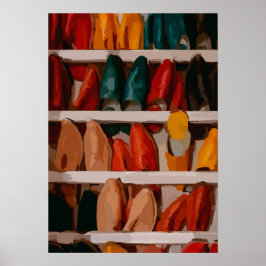 Poster Cores de Marrocos