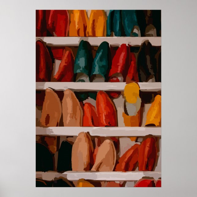 Poster Cores de Marrocos (Frente)