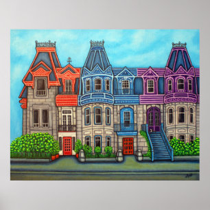 Poster Cores de Montreal