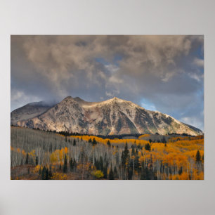 Poster Cores de Outono de Aspens, Keebler Pass