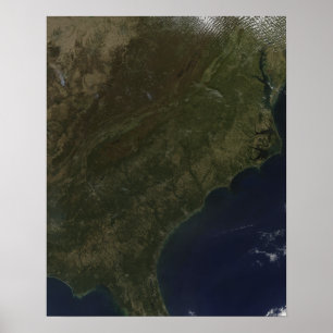 Poster Cores de queda no sudeste dos Estados Unidos