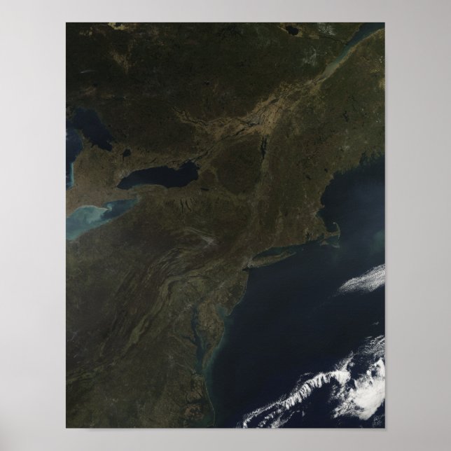 Poster Cores de queda nos Estados Unidos orientais (Frente)