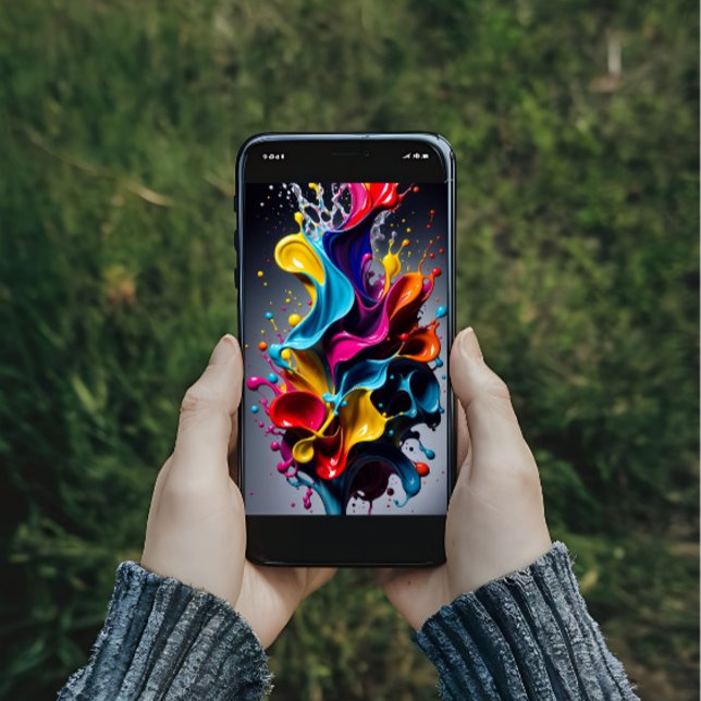 Poster Cores de salga líquida (Criador carregado)