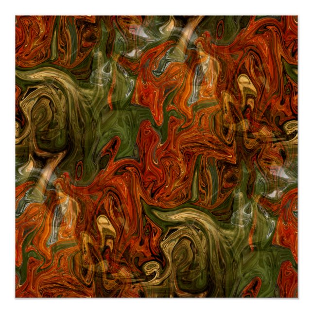 Pôster Cores do outono... (Frente)