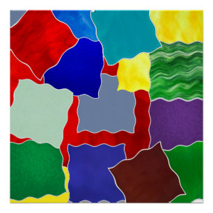 Pôster Cores e amostras