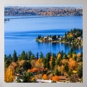 Pôster Cores esplêndidas da queda em Bellevue