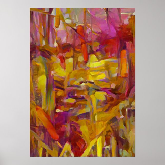 Poster Cores vibrantes naturais A.I. (Frente)