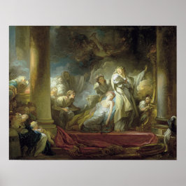 Poster Coresus se sacrificando para salvar Callirhoe