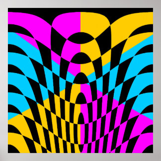 Pôster Corey Tiger 80s - Arte Op