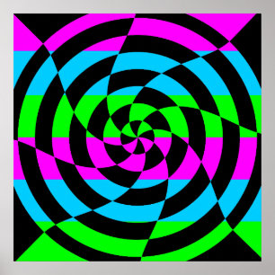 Pôster Corey Tiger 80s - Arte Op