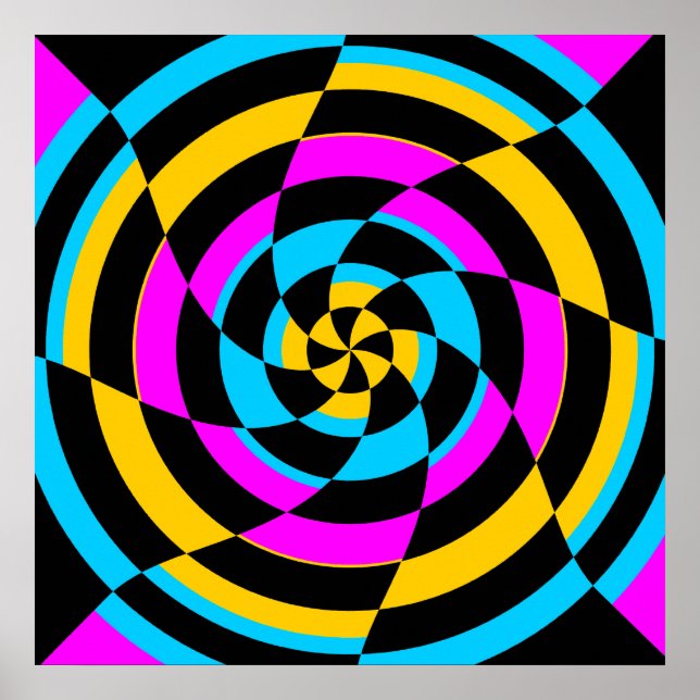 Pôster Corey Tiger 80s - Arte Op (Frente)