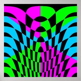 Pôster Corey Tiger 80s - Arte Op
