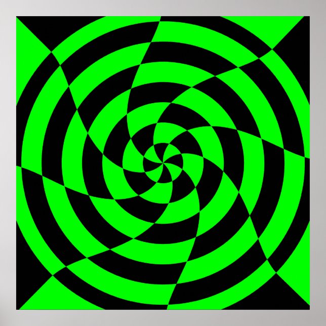 Poster Corey Tiger 80s - Arte Op (Frente)