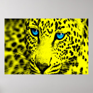 Pôster Corey Tiger 80s Retro Leopard