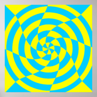 Pôster Corey Tiger 80s Vintage Op Art