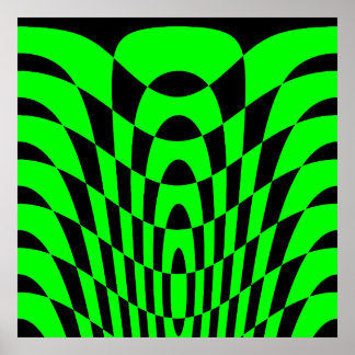Pôster Corey Tiger 80s Vintage Op Art