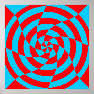 Pôster Corey Tiger 80s Vintage Op Art