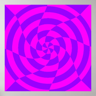 Pôster Corey Tiger 80s Vintage Op Art