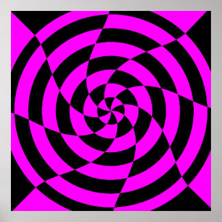 Pôster Corey Tiger 80s Vintage Op Art