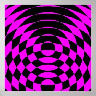 Pôster Corey Tiger 80s Vintage Op Art