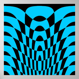 Pôster Corey Tiger 80s Vintage Op Art