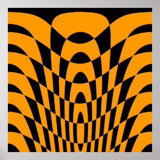 Pôster Corey Tiger 80s Vintage Op Art
