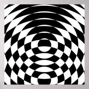 Pôster Corey Tiger 80s Vintage Op Art