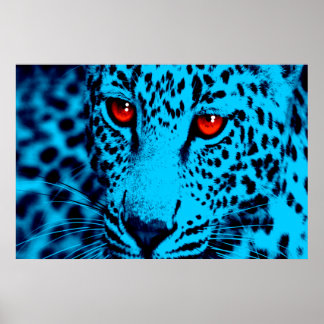 Poster Corey Tiger Anos 80 Retrô Leopardo