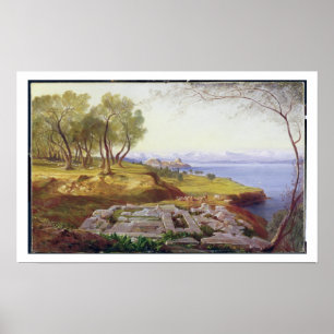 Poster Corfu da ascensão, c.1856-64 (óleo em canvas)