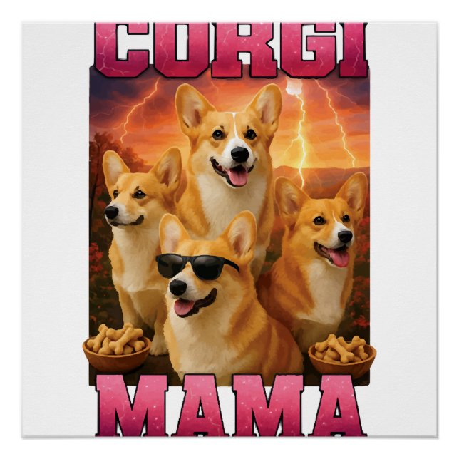 Pôster Corgi Cópia Cópia (Frente)