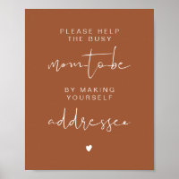 CORIANDER Terracotta Endereço do Envelope