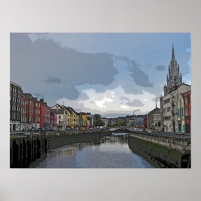 Poster Cork, Irlanda (Frente)