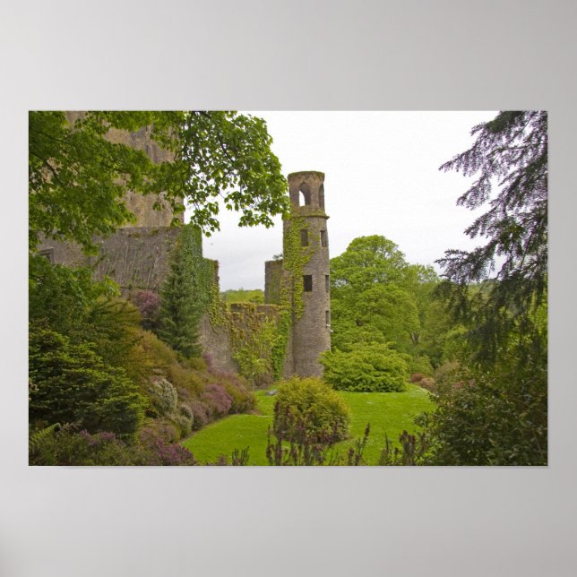 Poster Cork, Irlanda. O infame Castelo Blarney 2 (Frente)