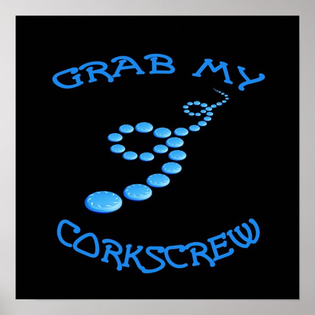 Poster Corkscrew Frisbee (Frente)