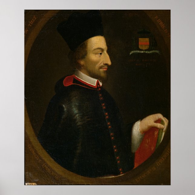 Poster Cornelius Jansen Bishop de Ypres (Frente)