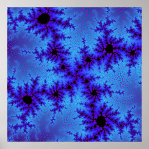 Pôster Cornflower Blue Speckle
