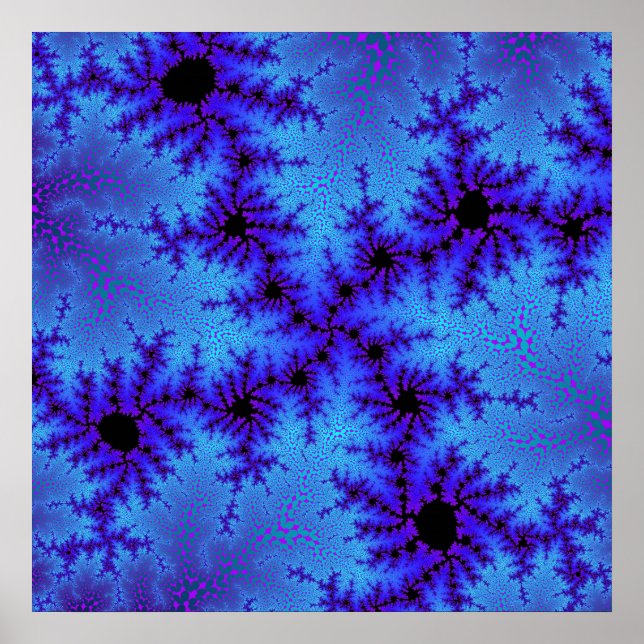 Pôster Cornflower Blue Speckle (Frente)